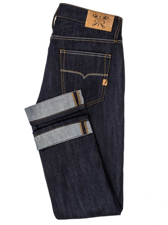 Men's Ironhead Mechanix Slim Jeans - Raw Denim