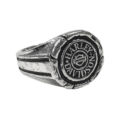 Men's Bar & Shield Wax Seal Ring