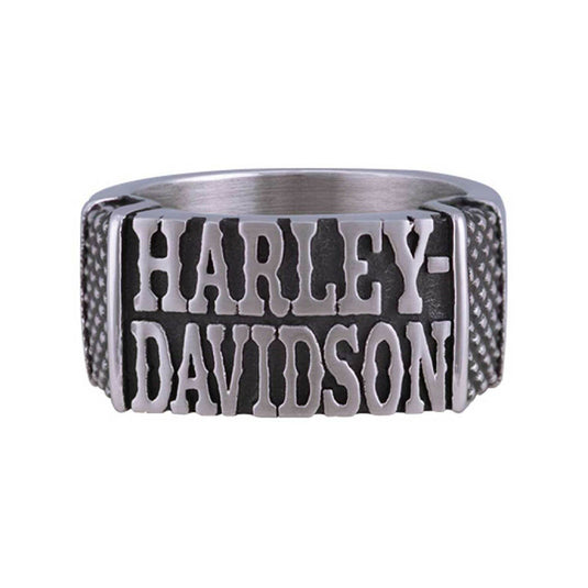 Men's Western H-D Band Ring