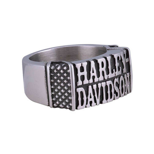 Men's Western H-D Band Ring