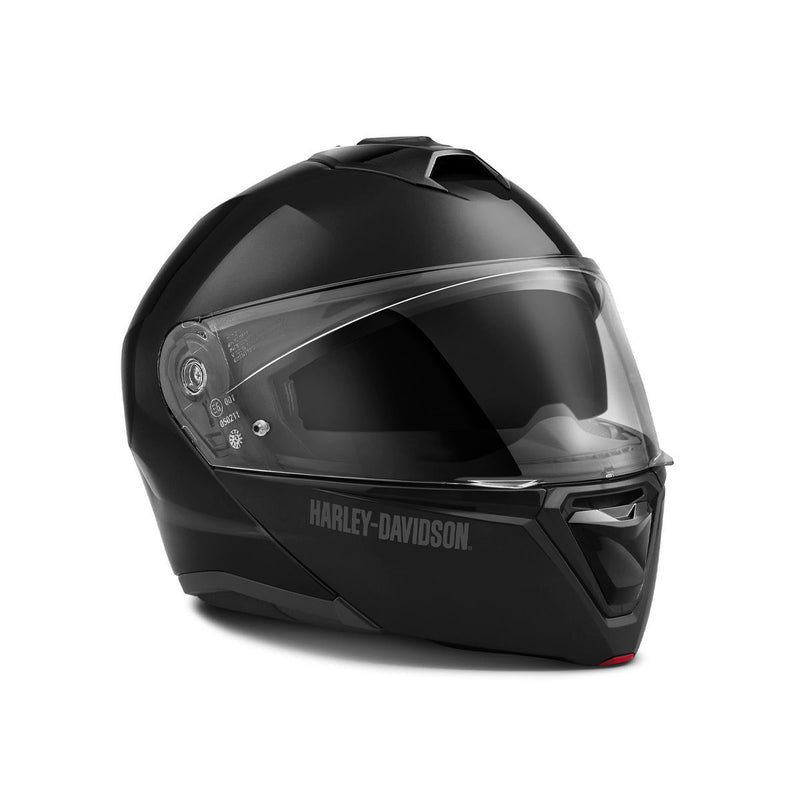 Load image into Gallery viewer, Capstone Sun Shield II Modular Helmet - Gloss Black
