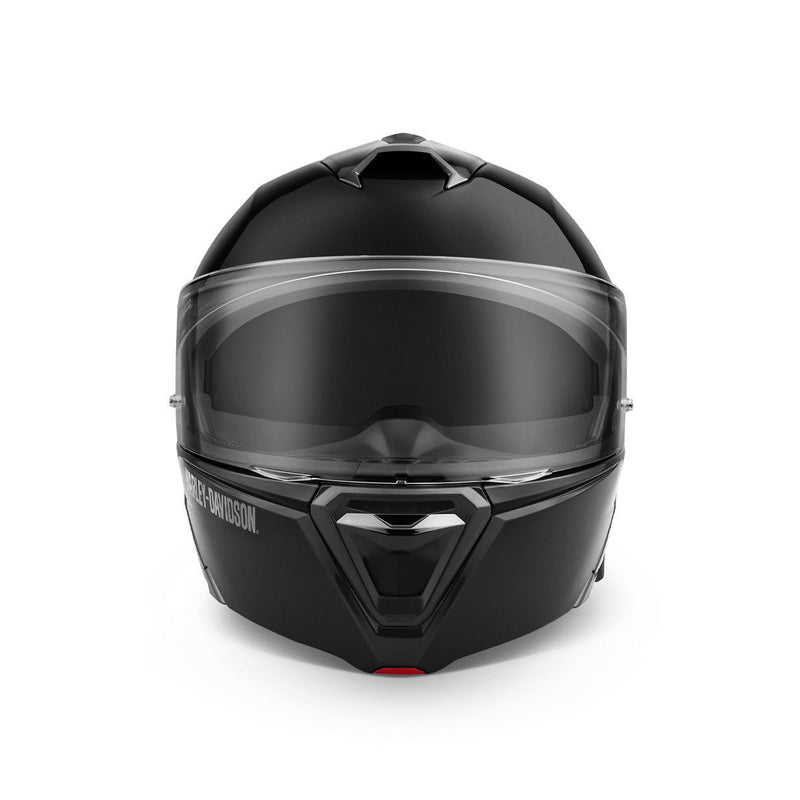 Load image into Gallery viewer, Capstone Sun Shield II Modular Helmet - Gloss Black
