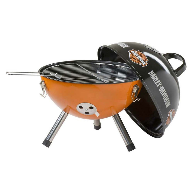 Load image into Gallery viewer, Bar &amp; Shield Logo Portable Charcoal Grill
