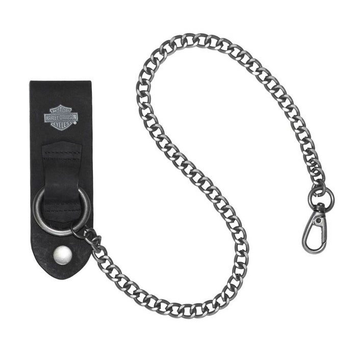 Men's Bar & Shield 24 inch Wallet Chain