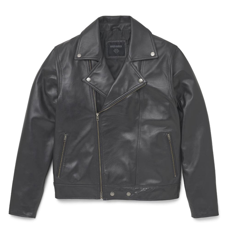 Load image into Gallery viewer, Men&#39;s Lisbon Debossed Leather Jacket
