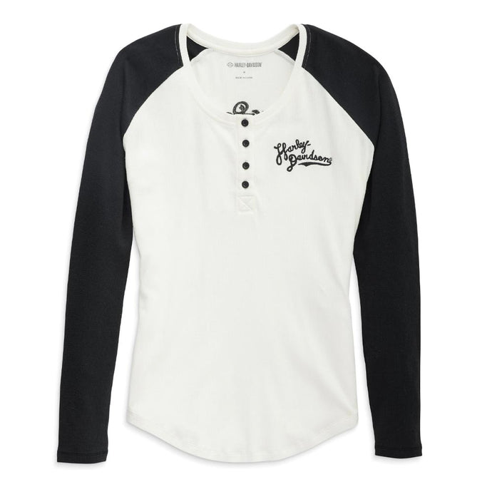 Women's Timeless Silver Wing Henley