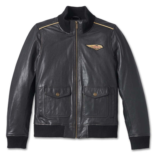 Women's 120th Anniversary Bomber Leather Jacket