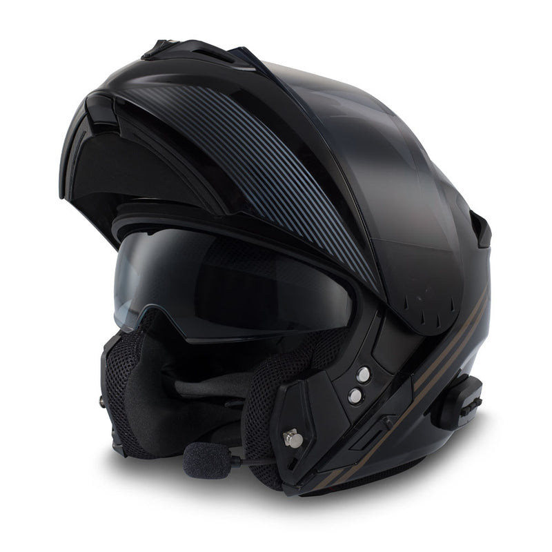 Load image into Gallery viewer, Outrush R Modular Bluetooth Helmet - Gloss Black
