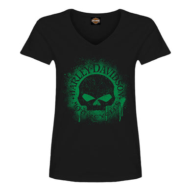 Women's Green Burst Ladies Dealer Tee