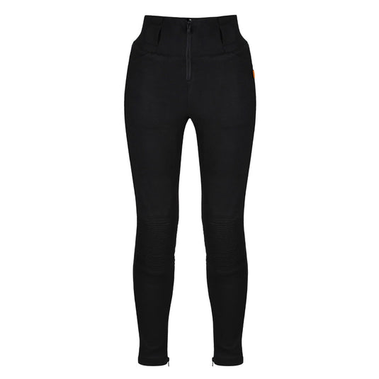 Women's Zip Leggings - Black