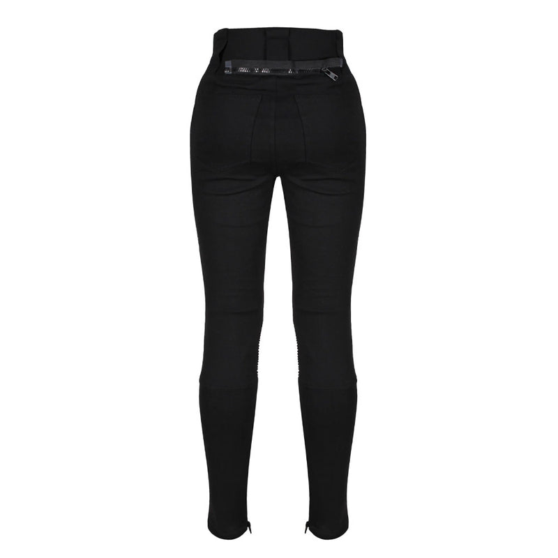 Load image into Gallery viewer, Women&#39;s Zip Leggings - Black
