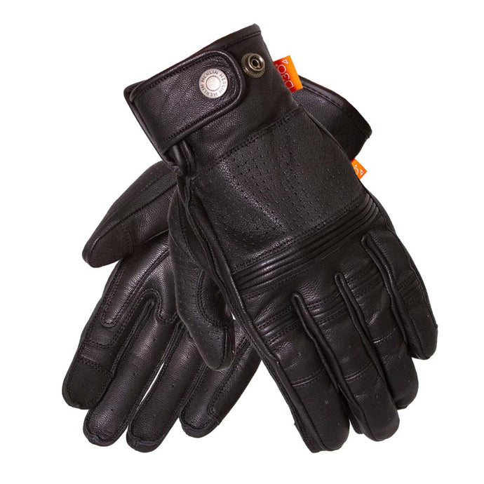 Men's Leigh D3O® Leather Gloves - Black