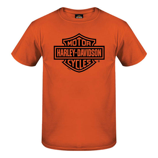 Men's Bar & Shield Dealer Tee - Orange