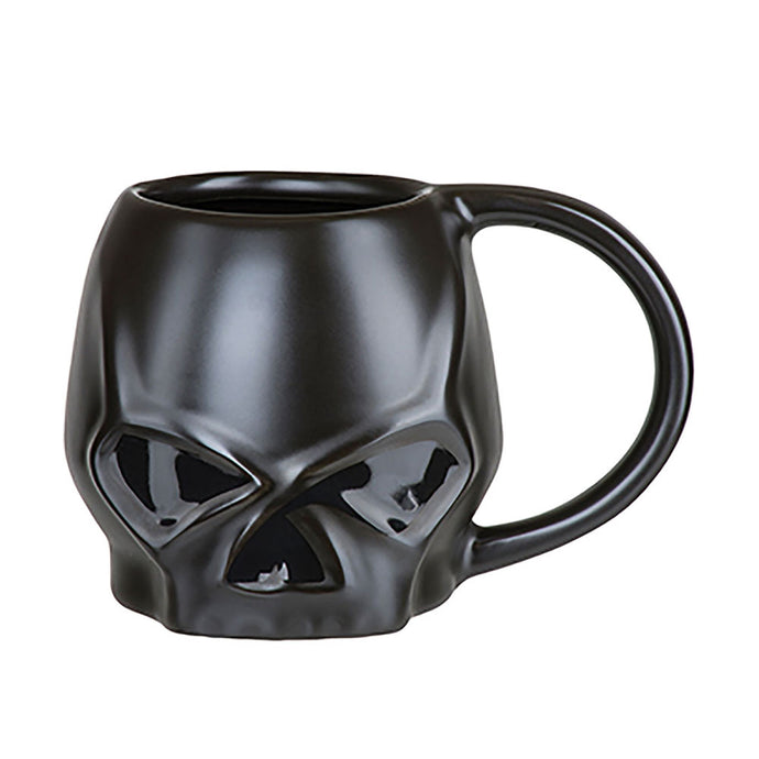 H-D Sculpted Skull Mug