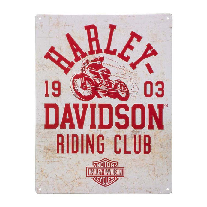 H-D Riding Club Tin Sign