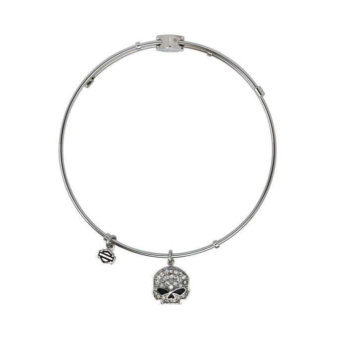 Women's Willie G Skull Bangle Bracelet