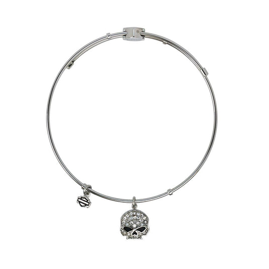 Women's Willie G Skull Bangle Bracelet