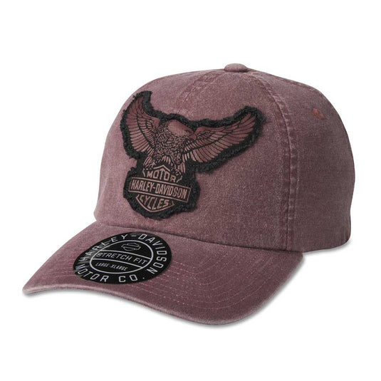 The Harley-Davidson Embroidered Eagle Stretch-Fit Cap