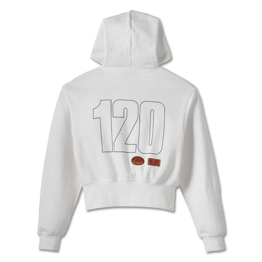 Women's 120th Anniversary Zip Front Hoodie - Bright White