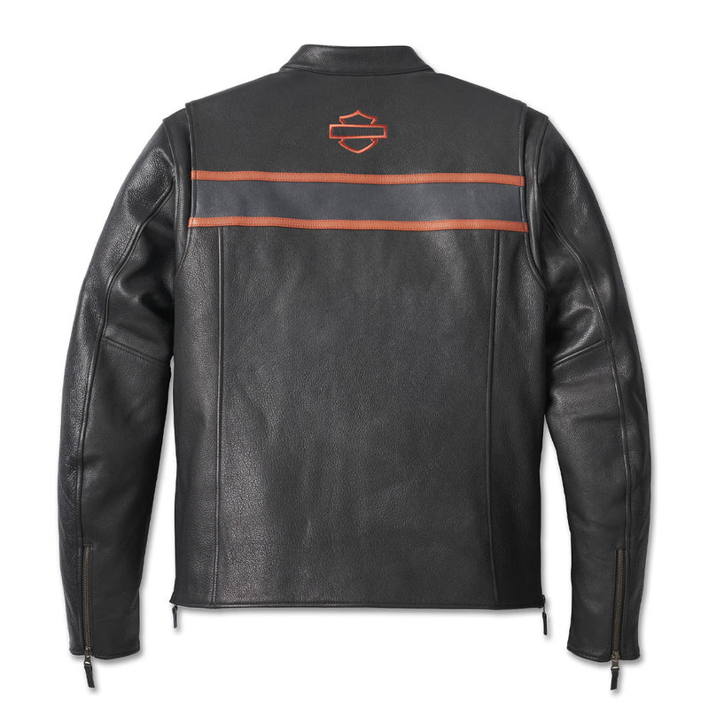 Load image into Gallery viewer, Men&#39;s Victory Lane II Leather Jacket
