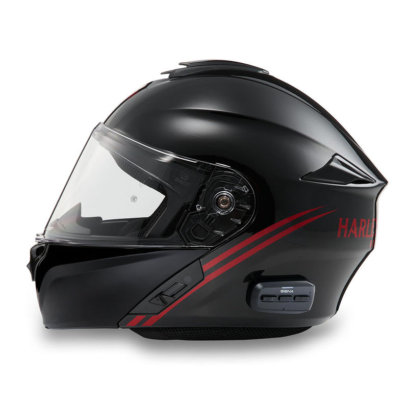 Load image into Gallery viewer, Outrush R N03 Modular Bluetooth Helmet - Gloss Black
