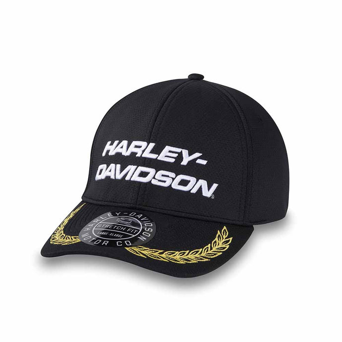 The Harley-Davidson Start Your Engines Stretch-Fit Baseball Cap - Harley Black