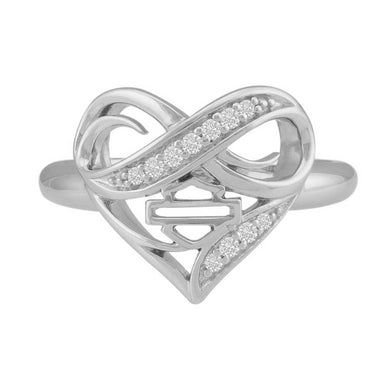 Women's Infinity Thorn Heart Ring