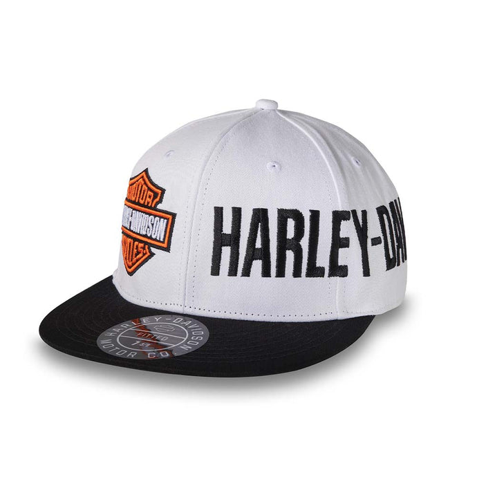 The Harley-Davidson Highside Fitted Cap - Bright White