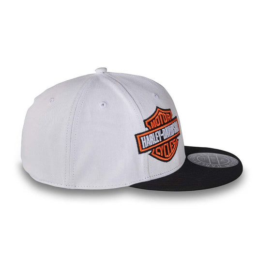 The Harley-Davidson Highside Fitted Cap - Bright White