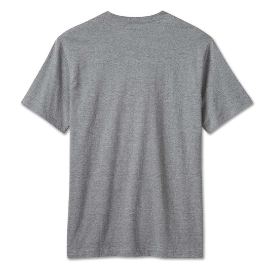 Men's Willie G Skull Tee - Medium Heather Grey