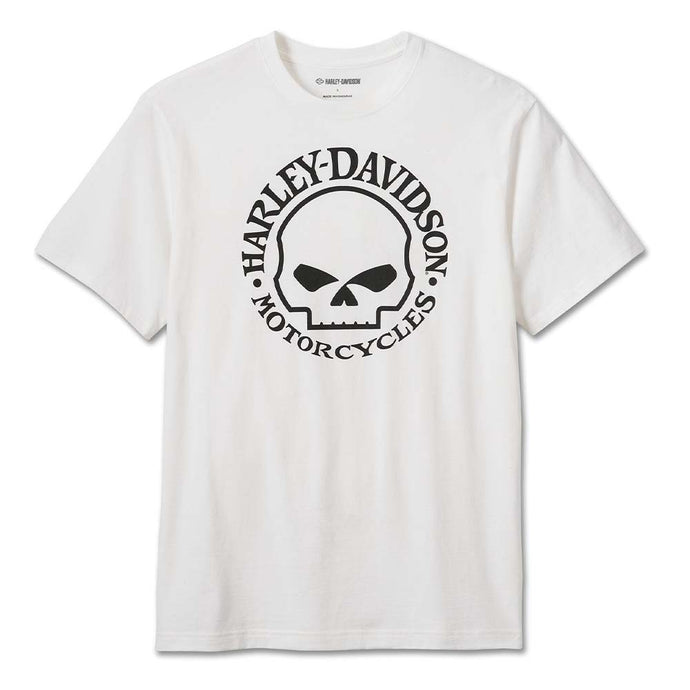 Men's Willie G Skull Tee - White