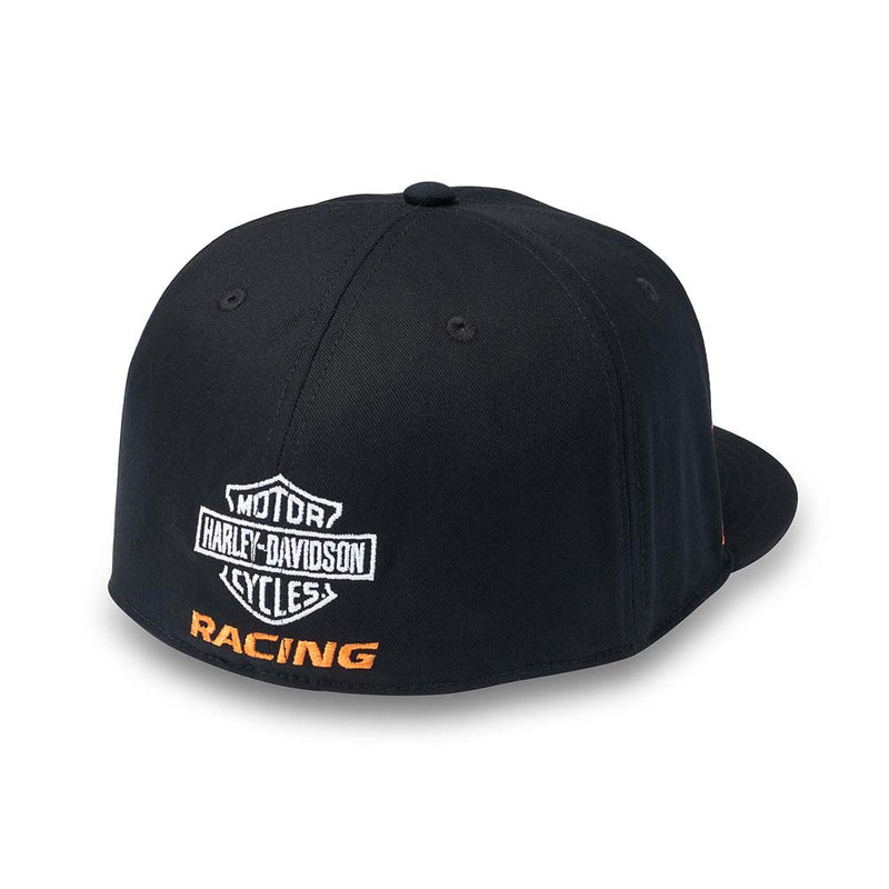 Load image into Gallery viewer, The Harley-Davidson Fitted Racing Cap - Harley Black
