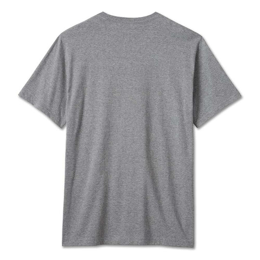 Men's Bar & Shield Tee - Heather Grey