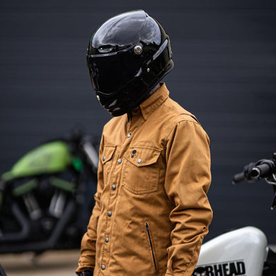 Bobhead Protective Motorcycle Riding Shirt - Camel