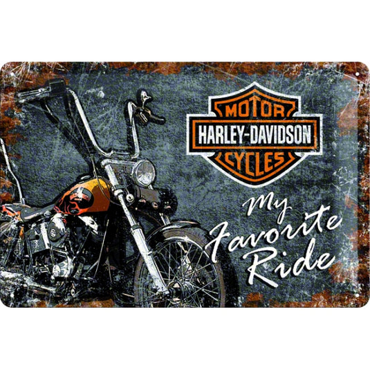 Harley-Davidson Favourite Ride Tin Sign