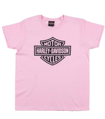 Women's Bar & Shield Pink Dealer Tee