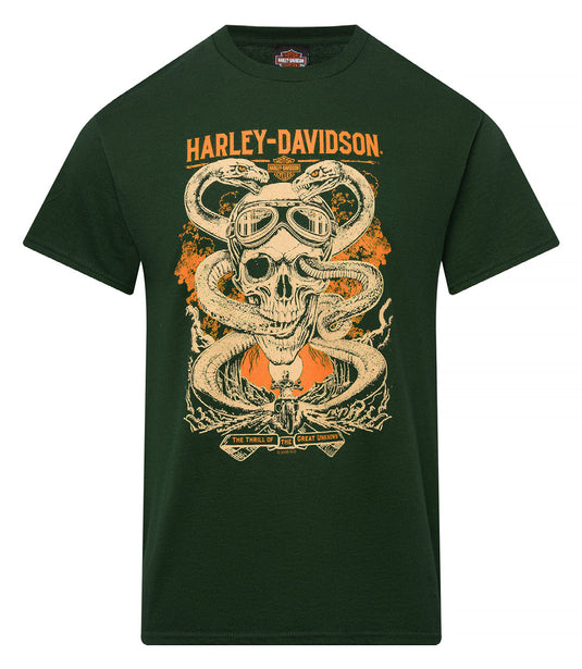 Men's Green Slithering Dealer Tee