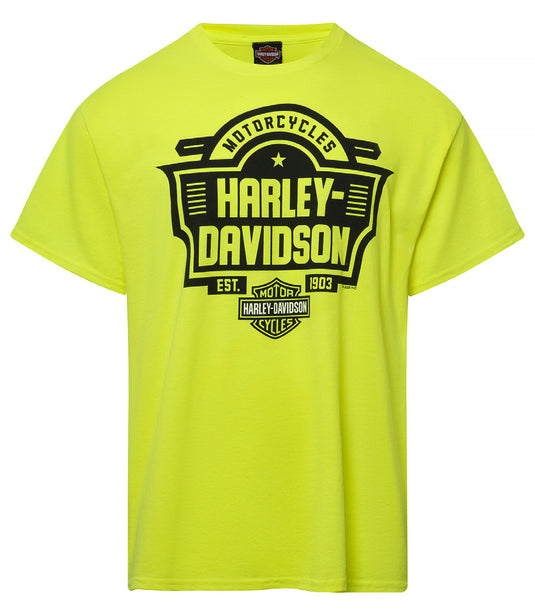 Men's Neon Yellow Green Shiner Dealer Tee