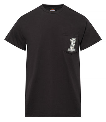 Men's Black Pocket Loyal Dealer Tee