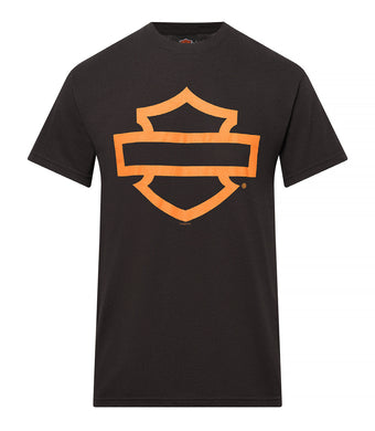 Men's Black Open Bar & Shield Dealer Tee