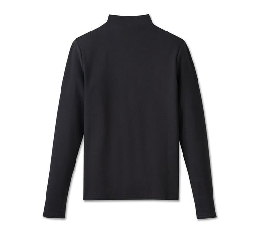 Women's Superstar Milwaukee Mockneck - Harley Black