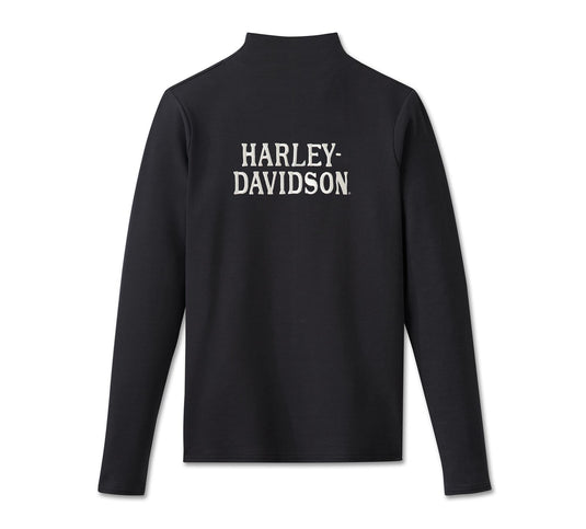 Women's Superstar Milwaukee Mockneck - Harley Black