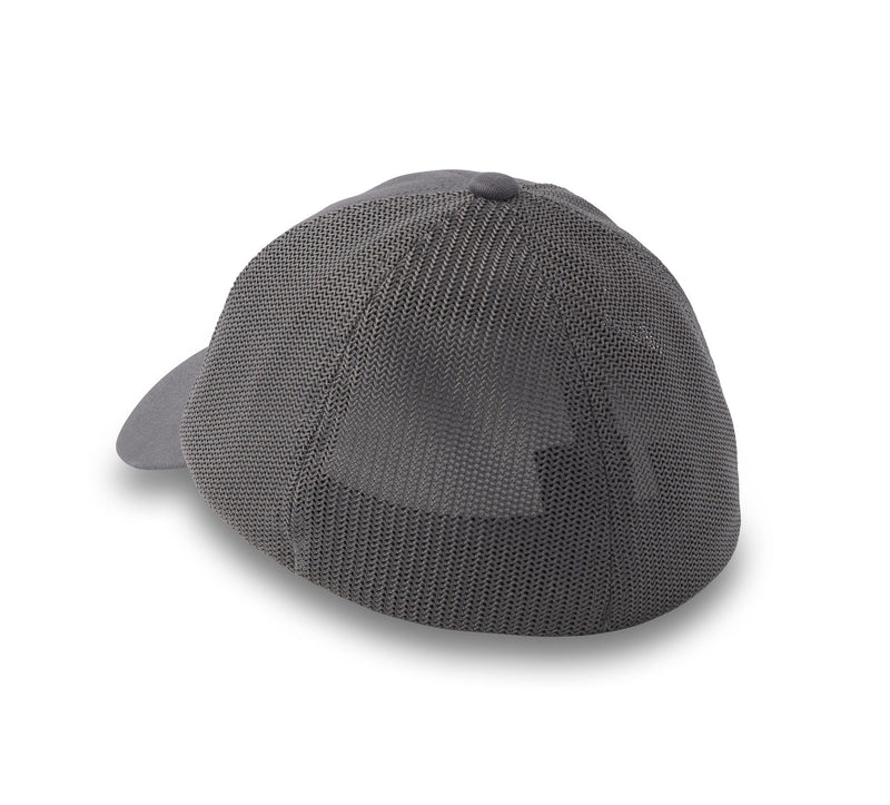 Load image into Gallery viewer, H-D Oil Can Bar &amp; Shield Stretch-Fit Cap - Blackened Pearl Heather
