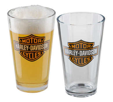 Bar & Shield Pint Glass Set of 2