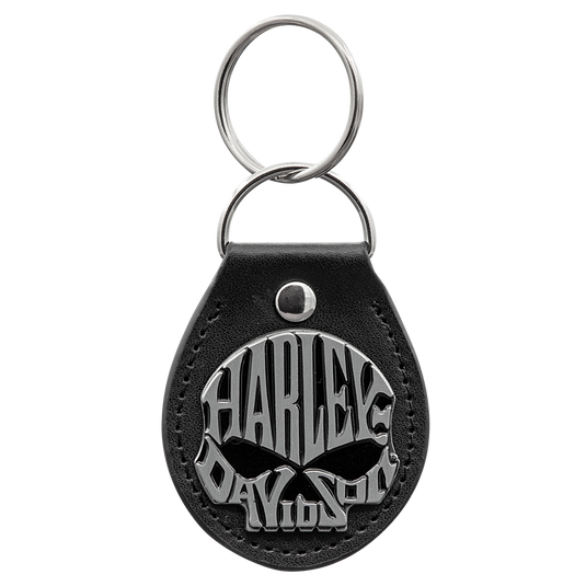 Harley-Davidson Harley® Skull Black Vinyl Fob