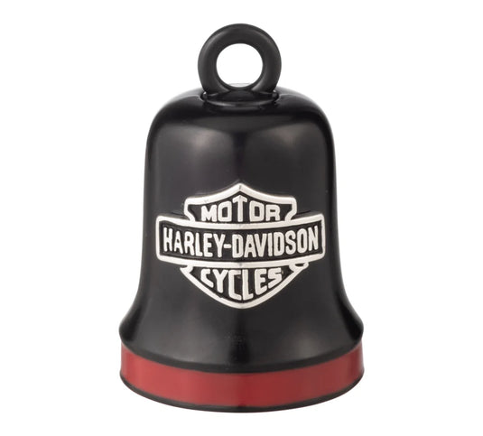 Ride Bell - Black with Red Stripe