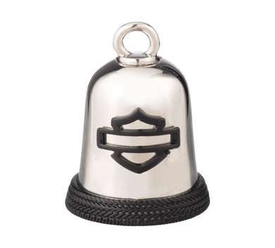 Ride Bell - Silver with Black Tire Tread