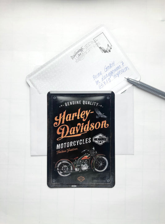 H-D Postcard Timeless Tradition 10x14