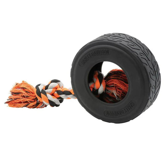 Harley-Davidson Tire & Rope Toy