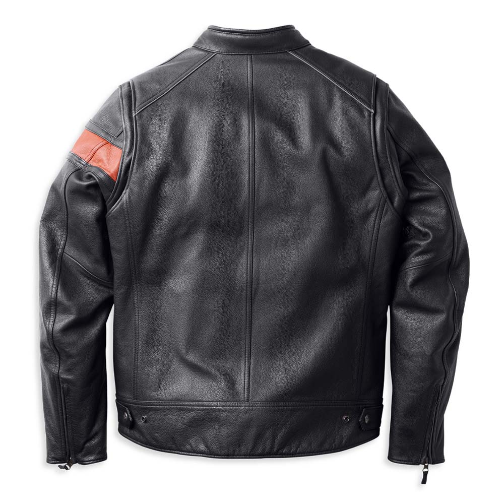 Men's Hwy-100 Waterproof Leather Jacket 98000-22EM - West Coast Harley ...